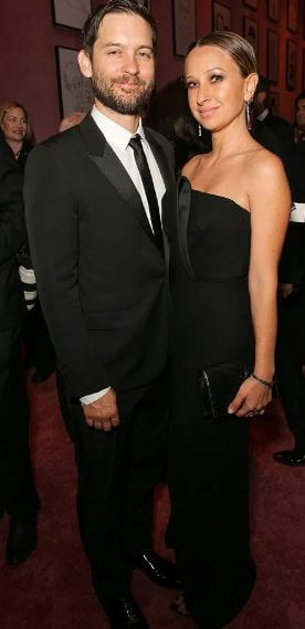 Ruby Sweetheart Maguire's parents, Tobey Maguire and Jennifer Meyer.